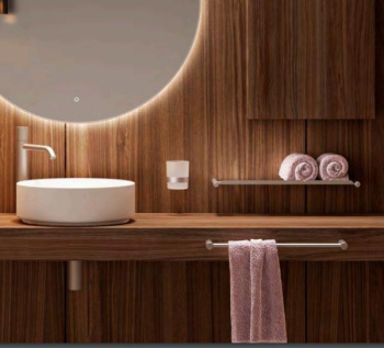 Вешало для полотенец Nofer 600 мм ROMA матовое 16820.S