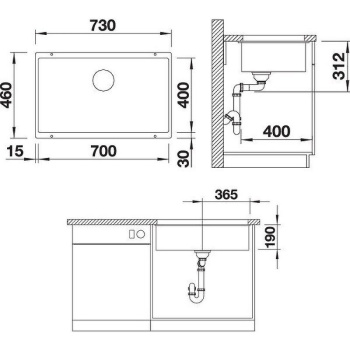 Кухонная мойка Blanco Rotan 700-U 521347 Жасмин