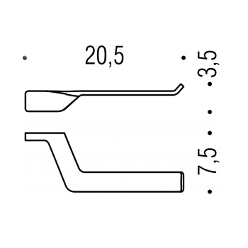 Держатель туалетной бумаги Colombo Alize хром B2508D.CR