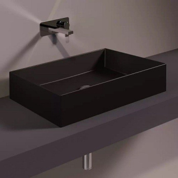 Раковина накладная Simas Agile AG 60 nero matt 60 см черный