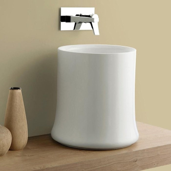 Раковина накладная Simas Sharp SH 10 42 см белый