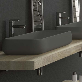 Раковина накладная Cielo Shui SHLAA80 CM 80 см серый