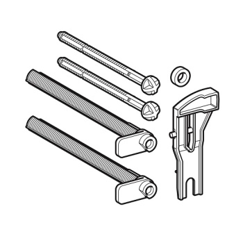 Комплект толкателей и держателей для бачков Geberit 241.465.00.1 белый