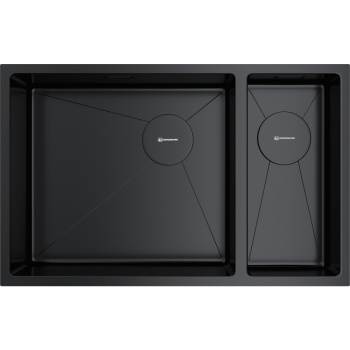Мойка кухонная Omoikiri Taki 69-2-U/IF-GB графит L 4997050
