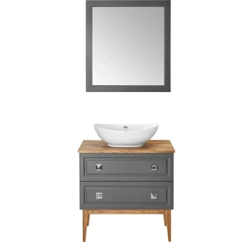 Зеркало ASB-Woodline Каталина 80см 12080