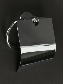 Держатель для туалетной бумаги Nofer с крышкой Monaco 16374.B