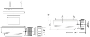 Сифон Radaway HS1