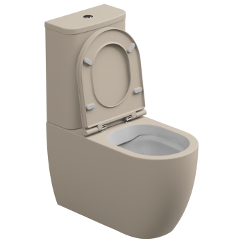 Чаша напольного унитаза GSG Ceramic Design Like White/Sabbia Matt LKMBLBI000/034P