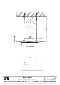 Встраиваемая душевая система Gessi 57807.238 Mirror Steel