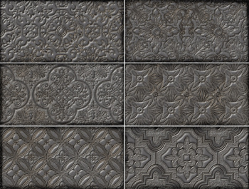 Плитка DANTE Decor Black mix 12x24