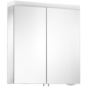 Шкаф зеркальный с подсветкой Keuco Royal Reflex.2 65 24202171301 серебряный
