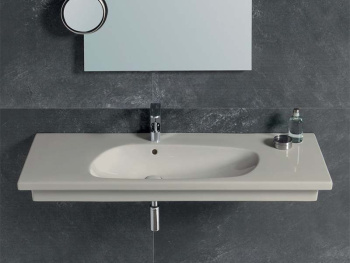 Раковина подвесная/накладная Cielo Enjoy EJLS120 PM 120 см серый