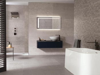 Керамическая плитка Porcelanosa Prada Acero Mosaico 45x120 м2