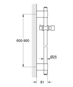 Душевая штага Grohe Rainshower 28819001
