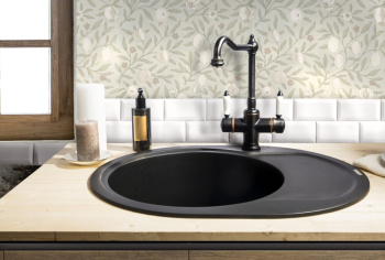 Мойка кухонная Omoikiri Manmaru 62-BL черная 4993355