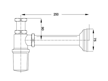 Сифон для раковины Fima Carlo Frattini WELLNESS F400CR