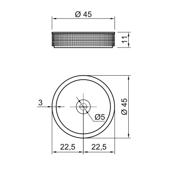 Раковина Antonio Lupi Pixel 45х45, без отв., Marmo Carrara А0002423816