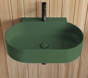 Раковина подвесная Cielo Mare MRLS70 AL 70 см зеленый
