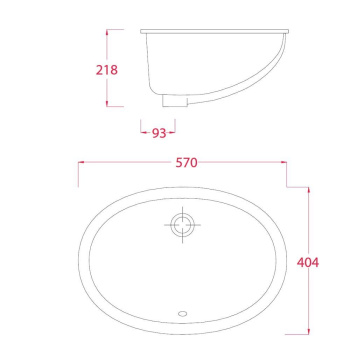Раковина Art Ceram DIANA DIL001.01;00 - белый глянец