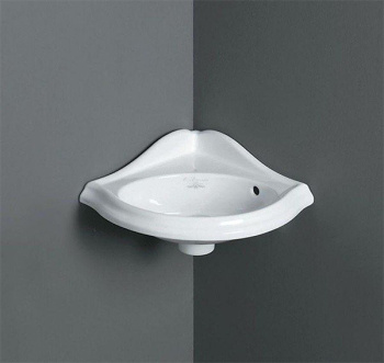 Раковина подвесная Simas Arcade AR 036 bia 34 см угловая белый