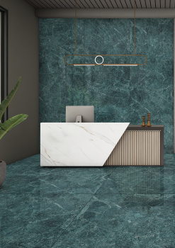 Слэб керамический STAROSLABS 120x120 Nord Verde 120 120 Luminous Hg м2