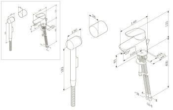 Смеситель Hansgrohe Focus E2 31920000 для биде