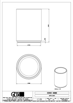 Корзина для мусора Gessi 45590.713 Antique Brass