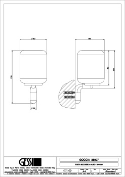 Стакан Gessi Goccia 38007.031 Chrome
