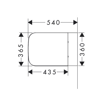 Унитаз подвесной Hansgrohe CreekTide Q 60119450 белый