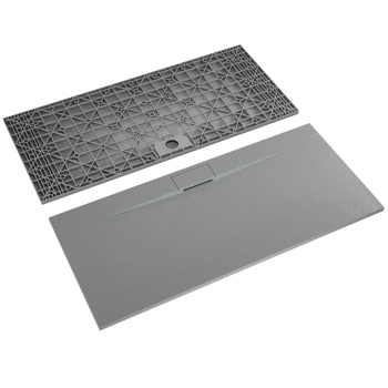 Душевой поддон прямоугольный RGW SMC TKS-Gr Серый 900x2000 мм 553802920-11