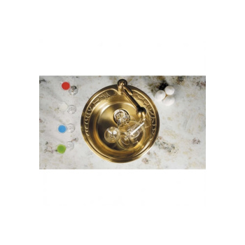 Мойка кухонная Omoikiri Tovada 49-AB нерж.сталь/латунь ⌀385 4993047