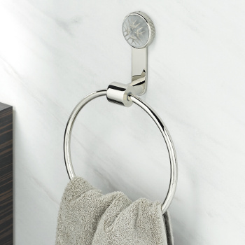 Полотенцедержатель THG Hirondelles Platinum Stamped A4K-A02-504N хром