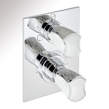 Смеситель для душа THG Porcelain Blanche Decor Platine U2E-A02-5500BE хром