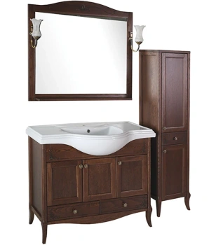 Комплект мебели для ванной ASB-Woodline Салерно 105см 969701