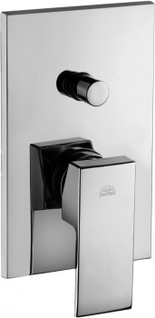 Смеситель встраиваемый для ванны с душем Paffoni Elle EL015CR/M (с внутренней частью)