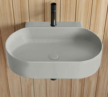 Раковина подвесная Cielo Mare MRLS50 PM 50 см серый