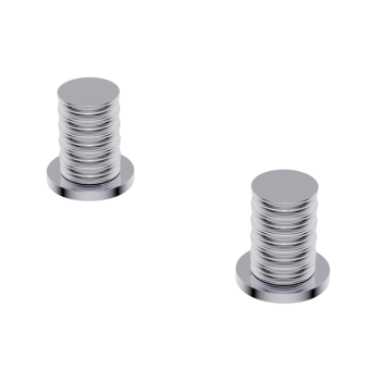 Ручка для смесителя Ritmonio Diametro35 Impronte на три отверстия хром PR51MB013CRL