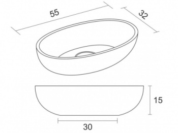 Раковина ESCALA W W030001105