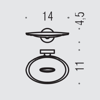 Мыльница подвесная Colombo Plus хром W4901.CR