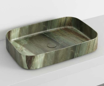 Раковина накладная Cielo Shui Comfort SHCOLAR60- BP 60 см зеленый