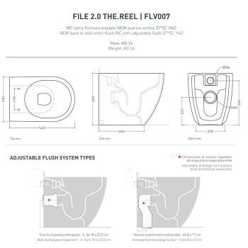 Унитаз напольный Artceram File 2.7 FLV007 01 00 турбо смыв the.reel, saniglaze, белый глянцевый
