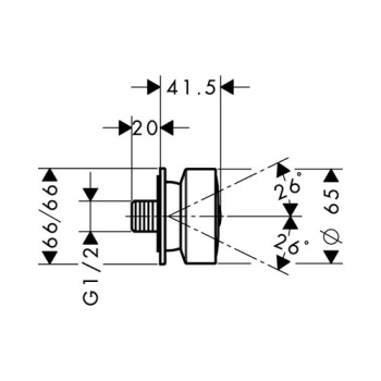 Боковая форсунка Axor Starck 28464000