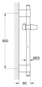 Душевая штанга Grohe Power&Soul 27785000