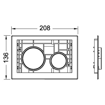 TECE Клавиши TECEloop, белые матовые