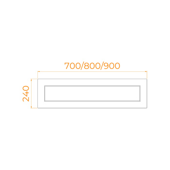 Экран для душевого поддона RGW NB/CL-S боковой 16230912-90