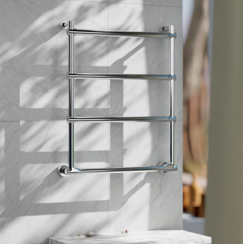 Полотенцесушитель электрический Margaroli Sole 5124704BNB 64x52 правый никель