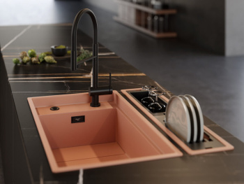 Мойка кухонная Omoikiri Kinaru 86-U/I wind green 4993202