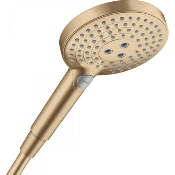 Ручной душ, Hansgrohe, Raindance Select S, EcoSmart, 125, цвет-шлифованная бронза