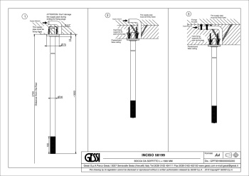 Излив потолочный Gessi Inciso 58199.299 Matte Black