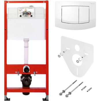 Комплект инсталляции с панелью смыва Tece Tecebase K440200 белый